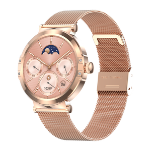 Montre intelligente à écran tactile, contrôle par application, moniteur de fréquence cardiaque, boîtier en alliage, étanche - Product Image 1