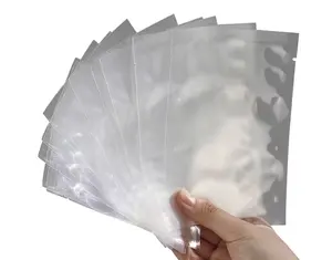 Transparent Self Sealing Zip Lock Bag Custom Size Print Logo Clear 2MIL Poly Bag LDPE Reclosable Food Plastic Small Ziplock Bags