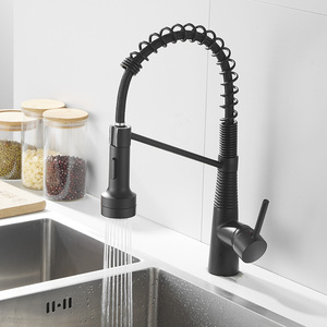 ก๊อกผสมน้ำในครัวแบบดึงออกได้ รุ่น AT9258BN ทำจากทองเหลือง - Product Image 2