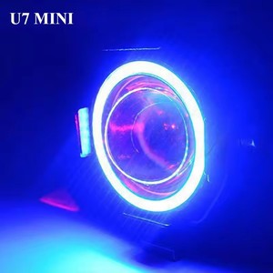 Faro LED para Motocicleta U7 Mini, Luz de Conducción Brillante con Ojos de Ángel, Foco <span class=keywords><strong>Antiniebla</strong></span> Auxiliar para <span class=keywords><strong>Moto</strong></span> - Product Image 5