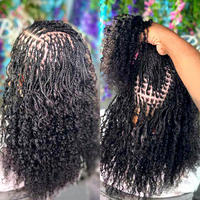 Cheveux humains bruts QVR Afro Kinky du Pérou pour tresses et dreadlocks, 50g/pièce, extensions Remy vierges brun naturel, peuvent être permanentés, toutes les couleurs