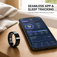 Bague intelligente NFC en acier inoxydable avec suivi du rythme cardiaque, du sommeil et de la forme physique, compatible Android, étanche IP68