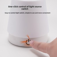 Lampe de bureau LED rechargeable à double usage, lampe de chevet pour étudiants, lampe de lecture pour dortoir, protection des yeux, lampe de table