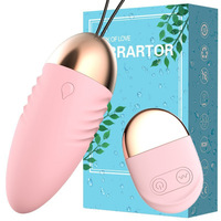 Kabellose Fernbedienung 10-Gang USB Wiederaufladbar 100% Wasserdicht Silikon+ABS Japanischer Vibrator für Frauen