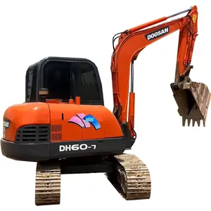 Precio barato excavadora DOOSAN de segunda mano, máquina de movimiento de tierras pesadas, venta barata, excavadora de DOOSAN de segunda mano, máquina de movimiento de tierras pesadas, excavadora de DH60-7