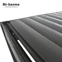 Fabbrica esterna impermeabile pergolato quadrato otturatore regolabile feritoia in alluminio Gazebo tetto esterno pergolato alluminio esterno