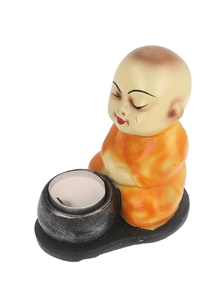 Resin <b>Buddha</b> <b>Candle</b> <b>Holder</b> Feng Shui Home Decor Indoor Tabletop Ornament Living Room Decor Durable Design - Product Image 6