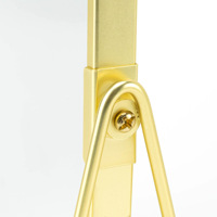 Miroir grossissant de maquillage de bureau haute définition, portable, carré, en fer, double face, pliable, pour la maison, le bureau, la salle de maquillage