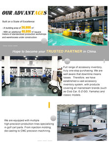 Универсальное пластиковое зеркало заднего вида для квадроциклов и гольф-каров (CIUB CAR, EZGO) - Product Image 3