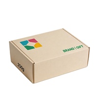 Boîte d'expédition en carton kraft écologique réutilisable, imprimée sur mesure, pour les petites entreprises et l'emballage des œufs