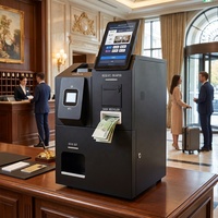 Máquina Recicladora de Monedas y Efectivo para Kiosco de Escritorio USW, Kiosco de Pago de Autoservicio, Dispensador de Billetes, SDK, Pantalla Táctil de 10.1 Pulgadas, Android 11