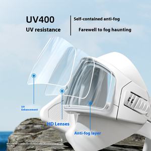 Masker Selam Silikon Cair Profesional Volume Rendah untuk Snorkeling, Freediving, dan Scuba - Product Image 2