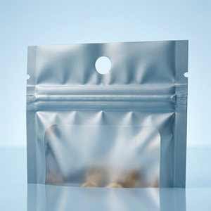 Feuchtigkeitsbeständiger 0,1mm BOPP/VMPET/PE Lebensmittelgeeigneter Stehbeutel mit Reißverschluss und Transparentem Fenster für Snack- und Nussverpackungen - Product Image 6