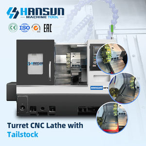 Torno CNC de 8 Pulgadas de Buena Calidad con Torreta Servoaccionada y Contrapunto - Product Image 2