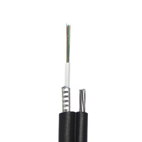 Kabel Fiber Optik Luar Ruangan Tipe Figure 8 Kawat Baja Kuat FTTH 2 4 6 8 12 24 Core Berlapis Baja GYXTC8S 2KM Harga