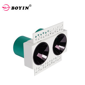 Nouveau <span class=keywords><strong>spot</strong></span> encastré LED double tête <span class=keywords><strong>12</strong></span> watts, <span class=keywords><strong>spot</strong></span> encastré au plafond, <span class=keywords><strong>spot</strong></span> LED en métal 220 <span class=keywords><strong>volts</strong></span>, sans bordure, simple, carré, 2026 - Product Image 1