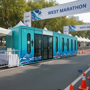 Baño Portátil Prefabricado, Baño Móvil para Obras <span class=keywords><strong>de</strong></span> Construcción, Cabina <span class=keywords><strong>de</strong></span> Baño Portátil Modular Prefabricada - Product Image 3