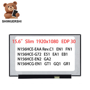 Écran LCD fin pour ordinateur portable 15,6 pouces en gros, vente chaude, modèles <span class=keywords><strong>N156HCE</strong></span>-EAA Rev.C1 <span class=keywords><strong>EN1</strong></span> GN1 G72 E51 EA1 EBA EN2 GA2 N156HCG-<span class=keywords><strong>EN1</strong></span> GT1 GQ1 GR1 - Product Image 1