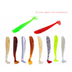 Señuelo de Pesca de Silicona Biónico con Cola en T, 10 cm, 6 g, para Pesca en Agua Salada - Product Image 5