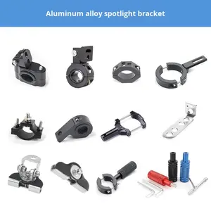 ขายึดไฟสปอร์ตไลท์มอเตอร์ไซค์แบบยึดกับกันชน  ท่อโช้คอัพ  อะลูมิเนียมอัลลอยด์หนา 25 มม.  แบบยูนิเวอร์แซล - Product Image 3