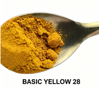 Colorants Cationiques Bruts de Qualité Jaune 28 Jaune Doré Couleur Turquie