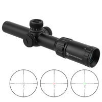 Lunettes de vue optique de chasse 1.5-6x24 lunettes télescopiques tactiques de haute qualité en gros OEM ODM LPVO