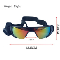 Chapeaux pour animaux de compagnie Lunettes de soleil Design intégré à la mode Réglable Anti-ultraviolet UV Pet Lunettes de soleil Lunettes de chat