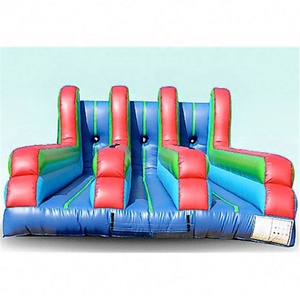 Jeu de course à l'élastique gonflable à 3 voies |   Compétition sportive amusante pour adultes et événements d'équipe - Product Image 3