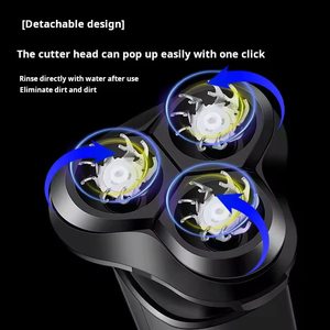 Rasoir électrique rotatif pour homme 4-en-1, étanche, rechargeable par USB, tondeuse à barbe, rasoir pour usage domestique - Product Image 5