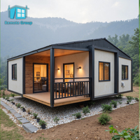 Maison conteneur 2025 moderne et écologique préfabriquée minuscule maison mobile cabine tendance Mode d'expansion maison pour hôtel