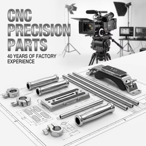 Support de moniteur pour EVF 7 pouces avec bras articulé, rotule et adaptateur de fixation, composants de bras articulé, accessoires pour appareil photo (dessin requis) - Product Image 3