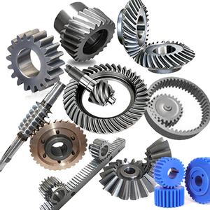 <b>Worm</b> Screw Helical Hypoid Straight Ring Spiral Forged Bevel Spur Differential Steering Spline Plastic Nylon Stainless Steel Gear - Product Image 1