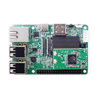Placa de Desarrollo Raspberry Pi con 4K 120fps, Conector GPIO de 40 Pines, Muchos Puertos I/O, Quad-core Cortex-A55, 2GB de RAM, 8GB EMMC, Ethernet RJ45