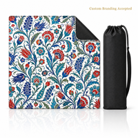 Tapis de Mahjong en Jacquard de Luxe Moderne avec Bordures Renforcées et Sac de Rangement – OEM, Marque Privée, Image Personnalisée Disponible, Vente en Gros pour le Poker