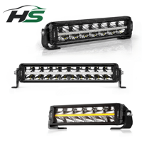 Barre lumineuse LED HSSH 40 pouces en forme d'alien, double couleur, DRL 720W, double rangée, IP69K, nouvelle, 9-36V, pour véhicules tout-terrain