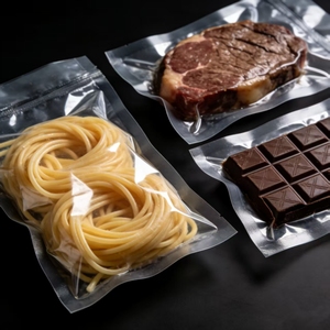 Sıcak Satış Fabrika Fiyatı Özel Paketler Sade Isı Yalıtımlı Şeffaf Pirinç Vakum Naylon Gıda Sınıfı Plastik Düz Poşetler - Product Image 1