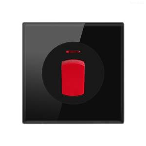 สวิตช์ติดผนังแบบ 1 ทาง มาตรฐานอังกฤษ 10A ระดับ IP21 ผลิตจากวัสดุ PC พร้อมไฟ LED สีแดง แรงดันไฟฟ้าสูงสุด 250V - Product Image 6