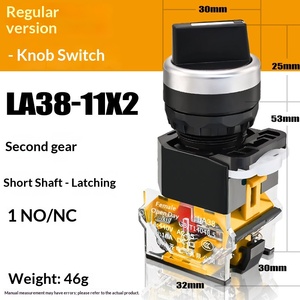 ปุ่มควบคุมแบบหมุน LA38-11/2 20/3 พร้อมปุ่มปรับสอง/สามเกียร์  แบบเปิด/ปิด - Product Image 6