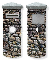 Boîtes aux lettres en pierre de Culture en ciment naturel imperméable, boîte aux lettres durable