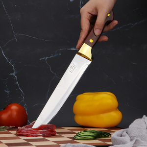 8in Ergonomic Damascus dao nhà bếp với tay cầm bằng gỗ tùy chỉnh boning cắt cho thịt kim loại ODM/OEM thân thiện - Product Image 5