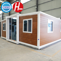 Maison conteneur extensible de 40 pieds, modulaire et assemblée, pour dortoir temporaire sur site