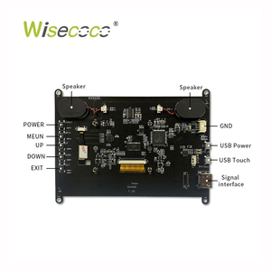 High Quality Tft 7 Inch 1024*600 Ips Lcd Board Capacitive Digitizer Usb Raspberry Pi 7'' Touchscreen <strong>Display</strong> - Product Image 3
