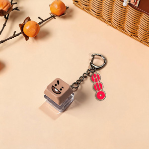 Llavero de acrílico con diseño de teclado de dibujos animados de un solo botón, regalo para conciertos de ídolos de K-pop, llavero K-pop Fidget Clicker con luz y tecla luminosa, venta al por mayor - Product Image 4