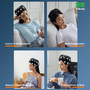 Appareil de relaxation portable pour la tête et le cuir chevelu FULLUCKY, respirant, à séchage rapide, pour le soulagement musculaire quotidien et la circulation sanguine - Product Image 6