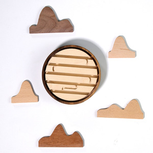 Adorno Giratorio de Madera Maciza, Decoración de Escritorio, Regalo para el Hogar y la Oficina, Difusor de Aroma Manual - Product Image 2