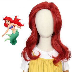 Halloween sirenetta <span class=keywords><strong>parrucca</strong></span> rossa <span class=keywords><strong>per</strong></span> bambini ragazze Twisted Wonderland nuova sirenetta <span class=keywords><strong>parrucca</strong></span> Cos <span class=keywords><strong>parrucca</strong></span> - Product Image 1