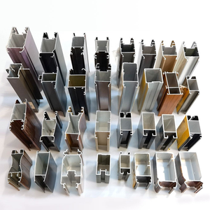 Profils en aluminium gris métallisé pour portes - Product Image 1