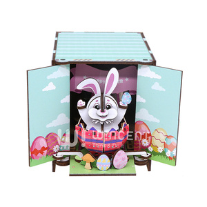 Boîte à musique en bois 3D personnalisée Wincent, puzzle DIY, Noël, Pâques, Thanksgiving, Halloween, Nouvel An, décoration de fête, cadeau - Product Image 2