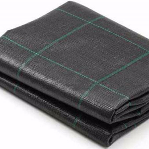 Agriculture Plastic Net <b>Garden</b> Weed Barrier Fabric Black Weedmat Roll Control Black square Ground Cover - Product Image 3
