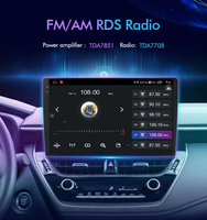 Moniteur Meihua 1din Android 10 pouces 2K avec carte SIM Apple Carplay Autoradio GPS DSP Fonction Aide à l'inversion Garantie 1 an